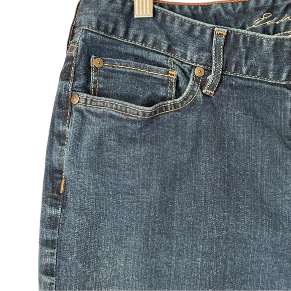 Eddie Bauer Curvy Bootcut Specially Dyed 12 Petite Jeans - Picture 6 of 11